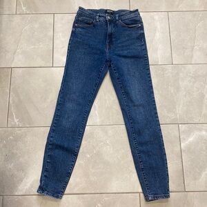 Buffalo High Rise Skinny Cotton Jeans
